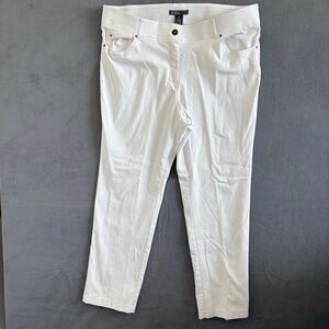 89th & Madison Women’s Straight Leg Jeans in White